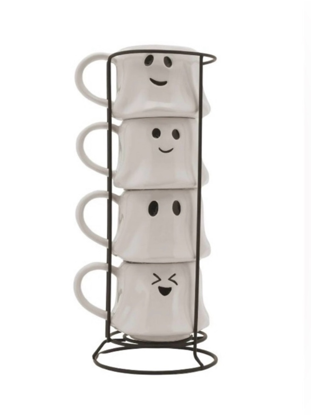 Halloween Ghost Mug Stack